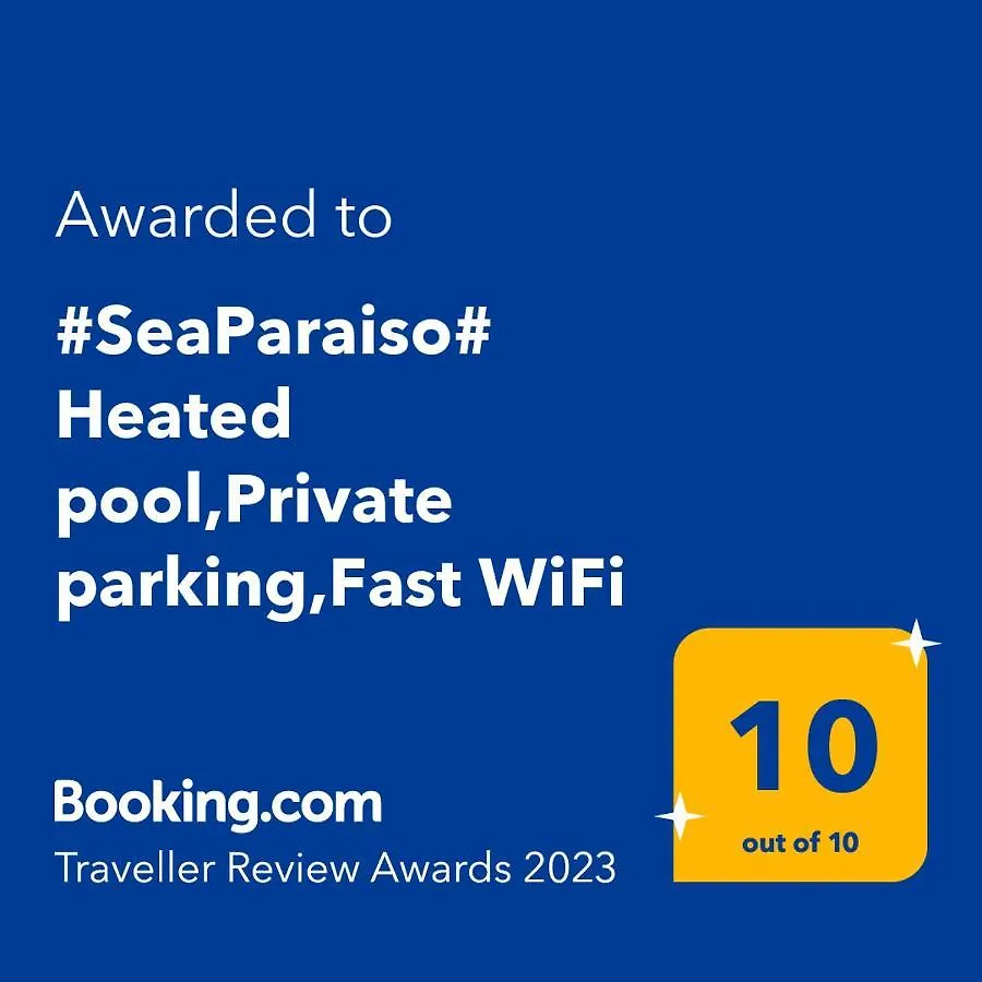 Apartment #Seaparaiso# Heated Pool,Private Parking,Fast Wifi Costa Adeje